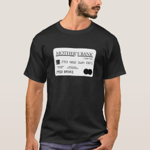 Mutter Bank Vintag Bank Bank of Mama Funny Mother' T-Shirt