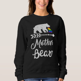 Mutter Bär Lgbt Lgbtq Rainbow Pride Gay Lesbian Sweatshirt
