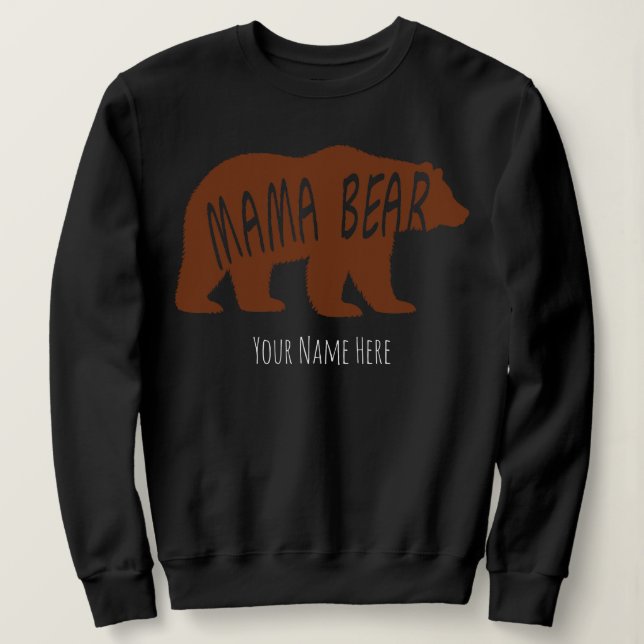 MUTTER BÄR SWEATSHIRT (Design vorne)