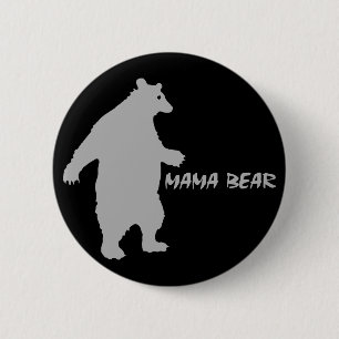 Mutter Bear Button