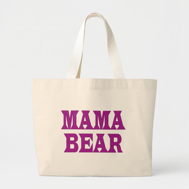 Mutter Bear Jumbo Stoffbeutel (Vorne)