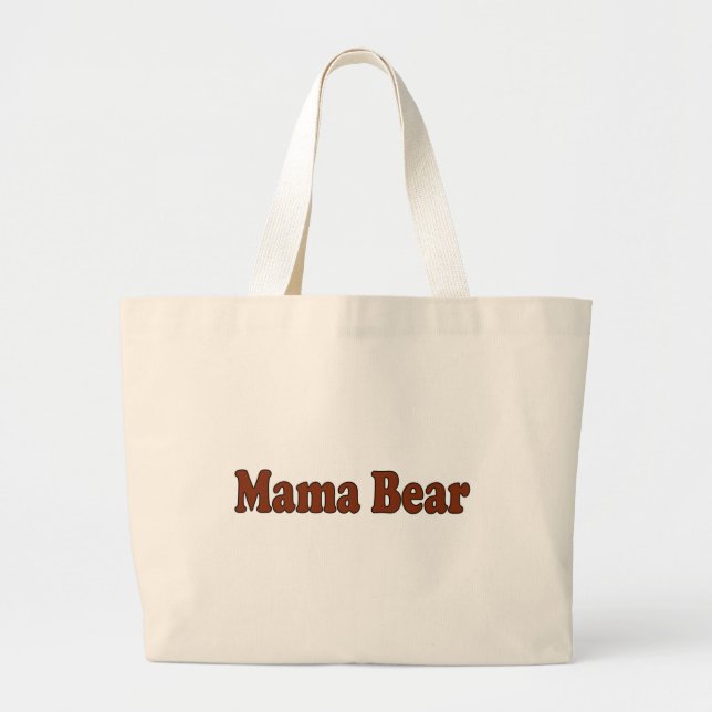 Mutter Bear Jumbo Stoffbeutel (Vorne)