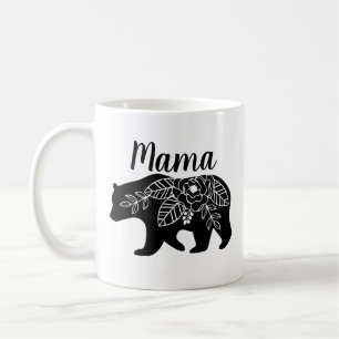 Mutter Bear Mug mit Blumen-Entwurf Kaffeetasse