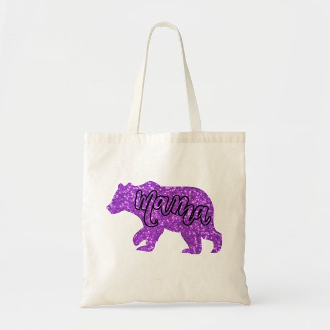 Mutter Bear Tote Tragetasche (Vorne)