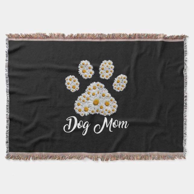 Mutter Beste Mama für Hunde je Geburtstag Decke (Vorderseite)