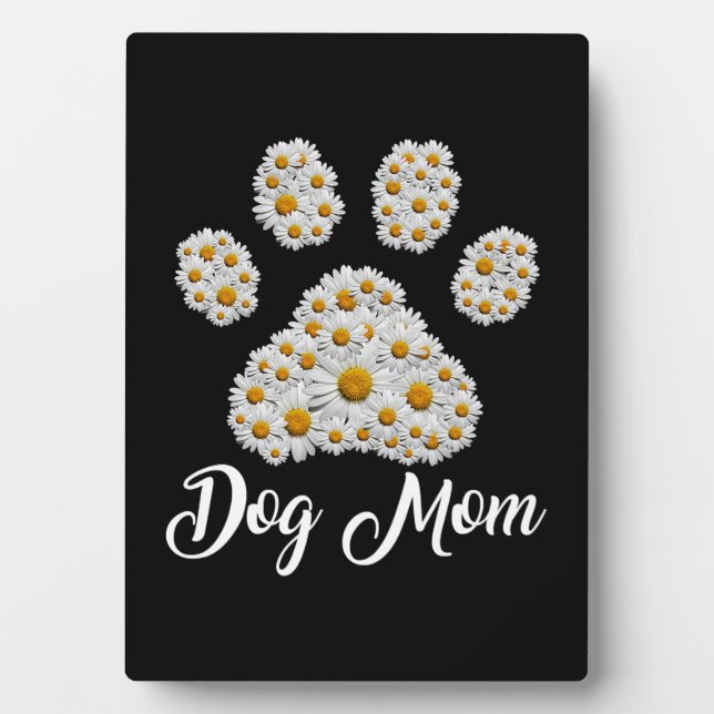Mutter Beste Mama für Hunde je Geburtstag Fotoplatte (Vorderseite)