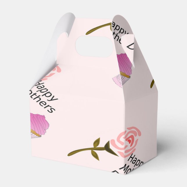 Mütter bestellen Kuchen pink Geschenkschachtel (Vorderseite)