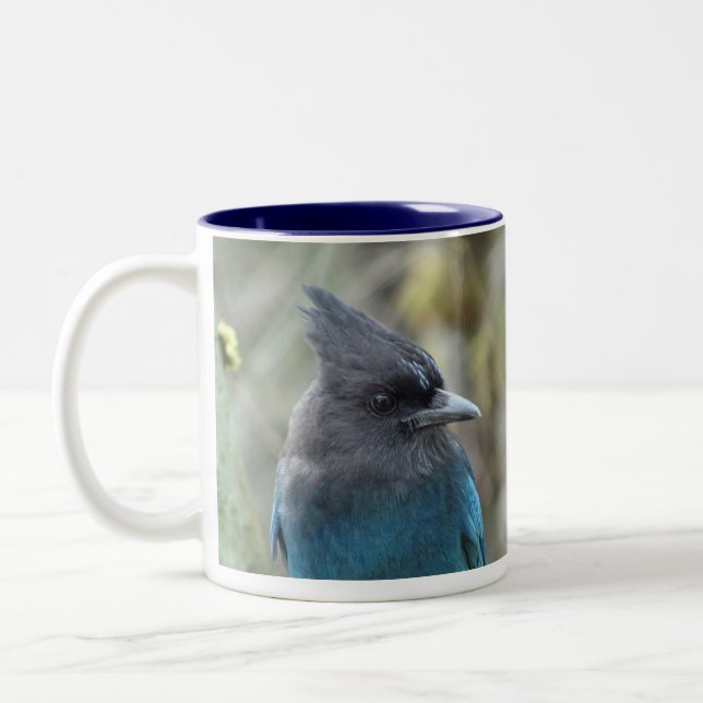 Mutter Blue Mug Zweifarbige Tasse (Links)