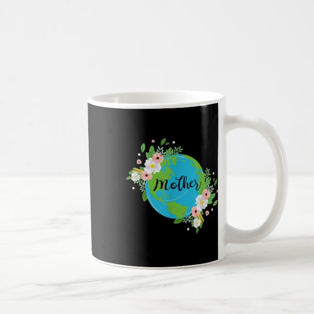 Mutter Blume Umweltschutz Kaffeetasse (Rechts)