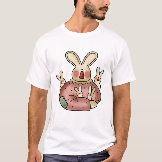 Mutter Bunny T-Shirt (Vorderseite)