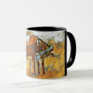 Mutter-Burro u. Sohn in Arizona Tasse