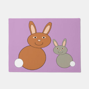 Mütter Day Bunnies Door Mat Fußmatte