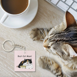 Mütter Day Calico Cat Schlüsselanhänger