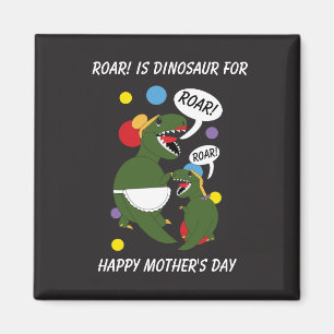 Mütter Day Dinosaur Tochter Funny Personalize Magnet