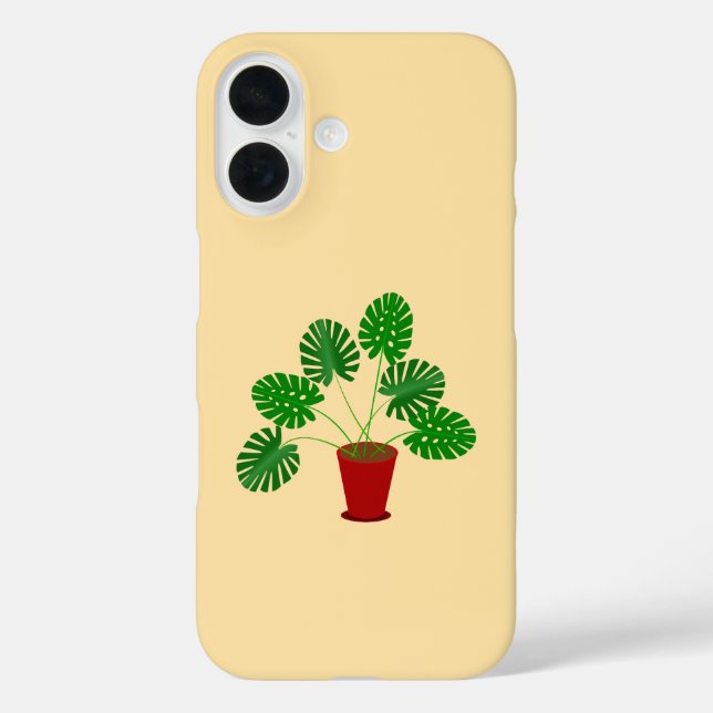 Mütter Day Monstera Pflanze Case-Mate iPhone Hülle (Rückseite)