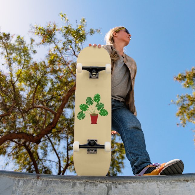 Mütter Day Monstera Pflanze Skateboard (Außenbereich 1)