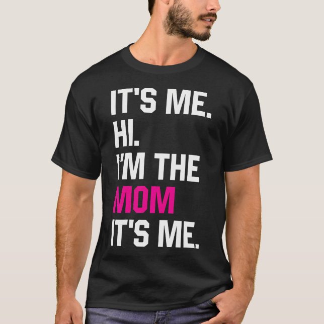 Mütter Day Shirt lustig sein Ich Hallo Im Mama sei (Vorderseite)