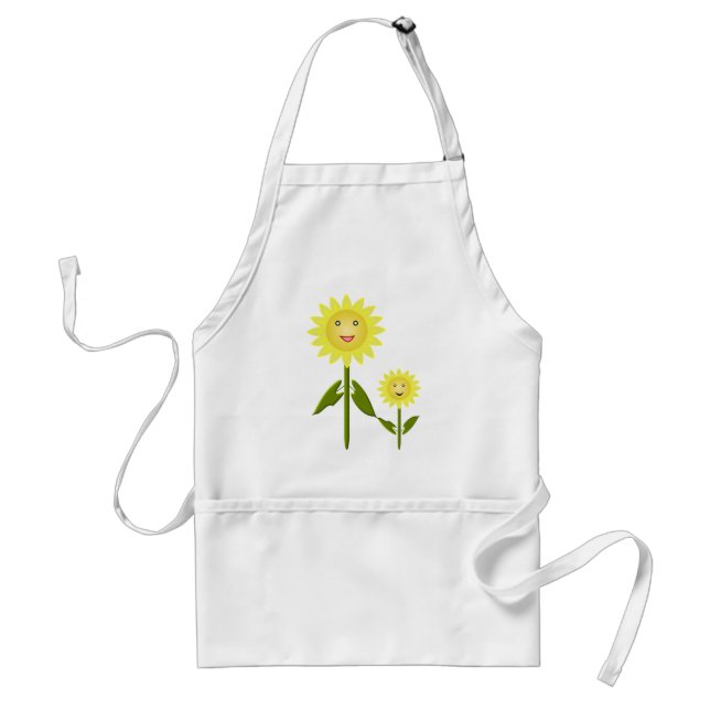 Mütter Day Sunblumen Schürze (Vorne)