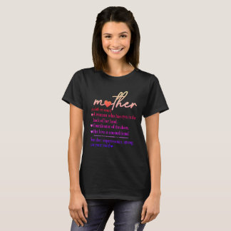 Mutter Definitionsliebe Zitat T-Shirt