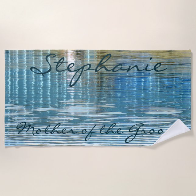 Mutter der Abstrakten Reflektion des Untergrundes, Strandtuch (Vorderseite)