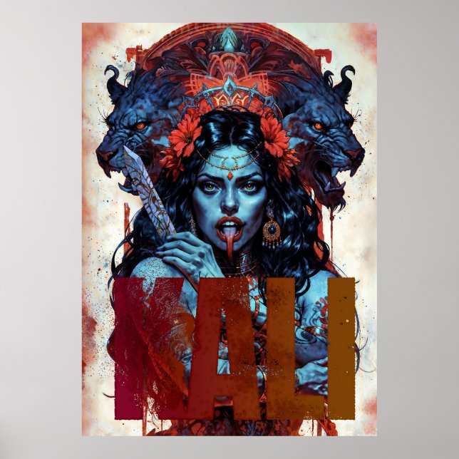 Mutter der Befreiung Kali Poster (Vorne)
