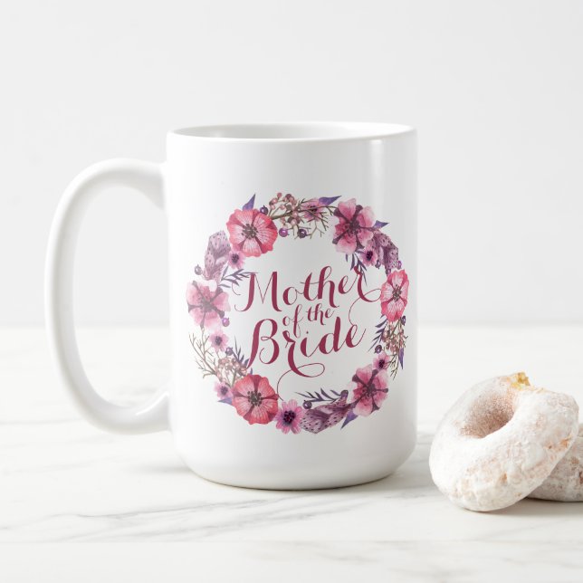 Mutter der bräunlichen blühenden Tasse (Mit Donut)