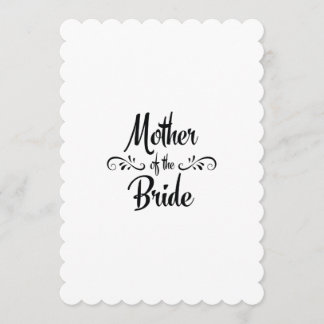 Mutter der Braut - Abendessen in sonniger Probe Einladung