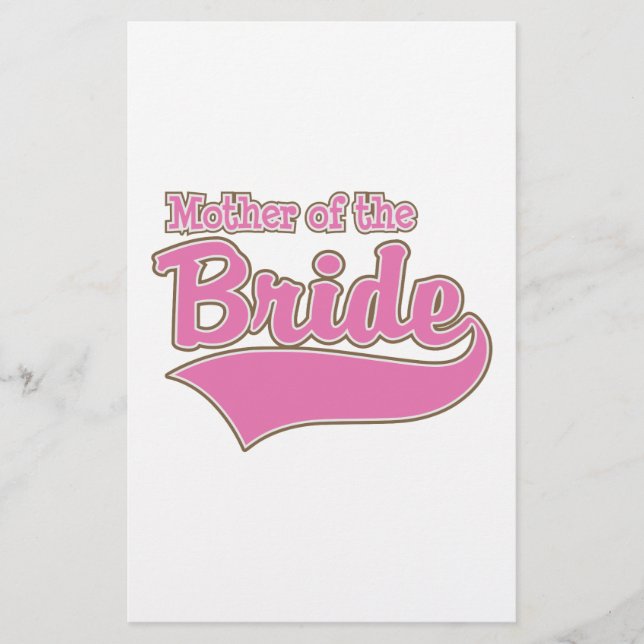 Mutter der Braut Briefpapier (Vorderseite)