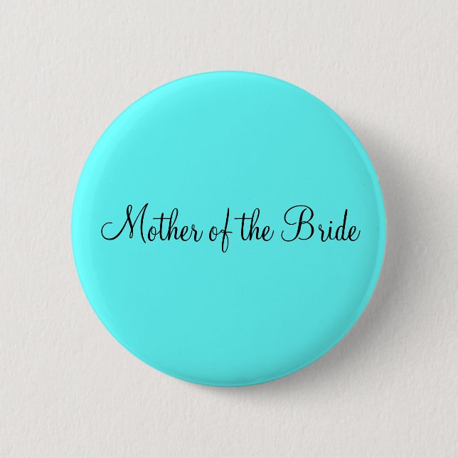 "Mutter der Braut" Button (Vorderseite)
