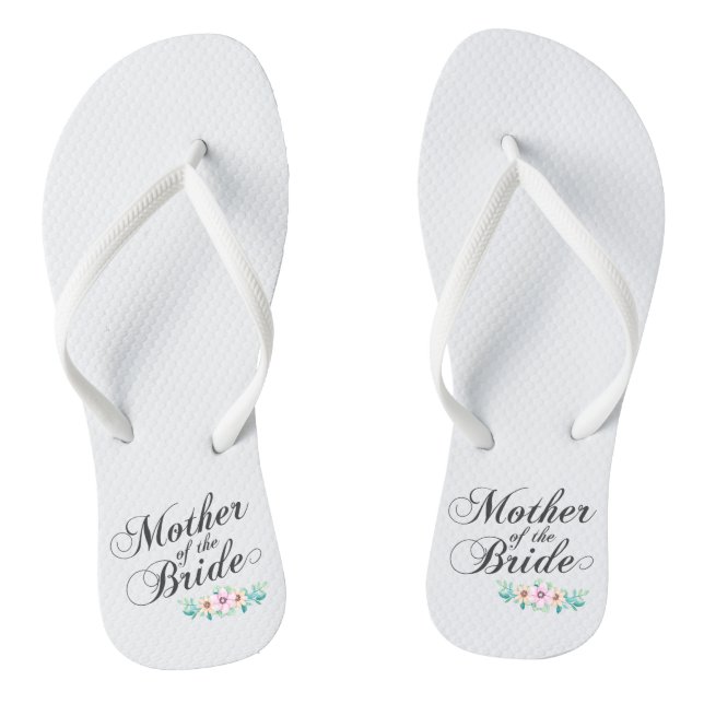 Mutter der Braut, die | Wedding ist, drehen Flip Flops (Fußbett)