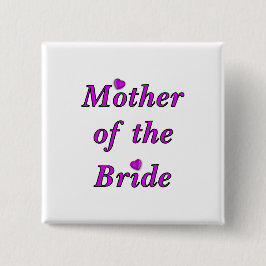Mutter der Braut-einfach Liebe Button