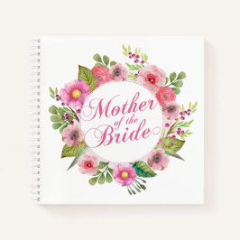 Mutter der Braut Elegant Hochzeit | Notebook Notizbuch