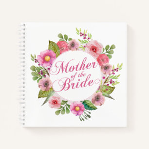 Mutter der Braut Elegant Hochzeit Notebook Notizbuch