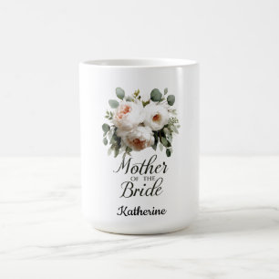 Mutter der Braut Florale Elegante Hochzeitsgestalt Kaffeetasse