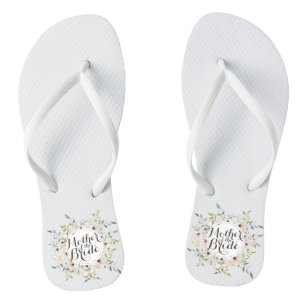 Mutter der Braut florale Hochzeit Flip Flops