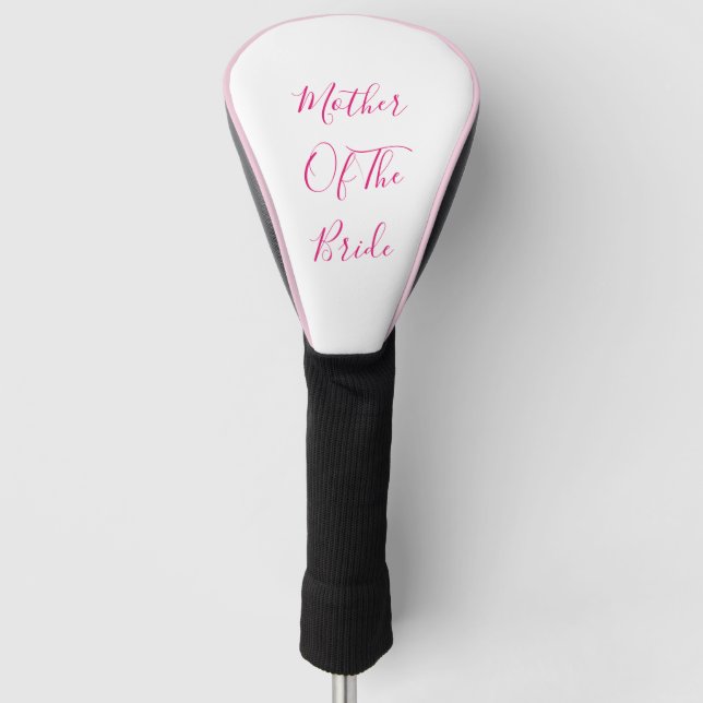 Mutter der Braut Geschenk Gastgeschenk Hochzeit Ro Golf Headcover (Vorderseite)