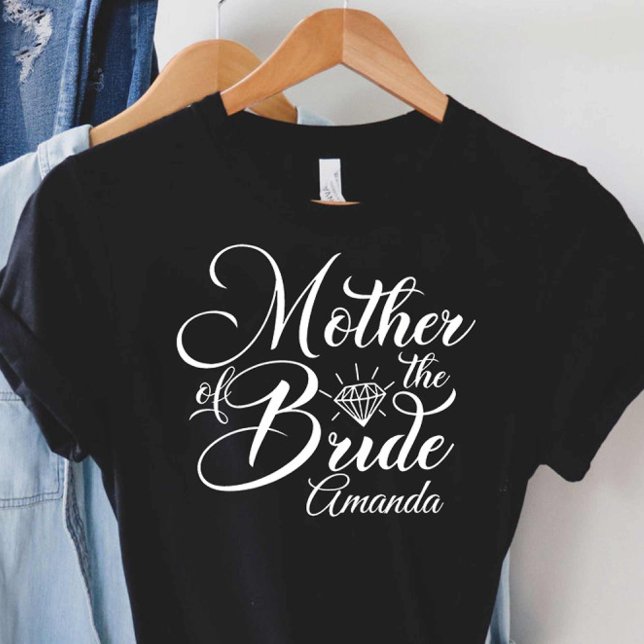 Mutter der Braut Hochzeit Brautparty Geschenk T-Sh T-Shirt (Von Creator hochgeladen)