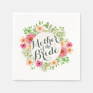 Mutter der Braut Hochzeit Napkin Serviette