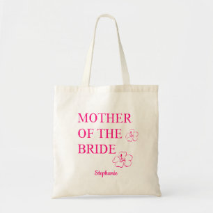 Mutter der Braut Hochzeitsgeschenk Rosa Blüte Tragetasche