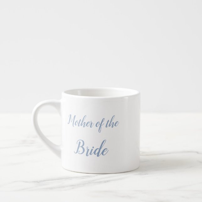 Mutter der Braut Hochzeitskaffetasse Espressotasse (Links)