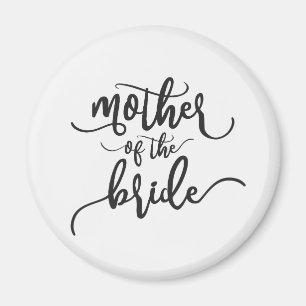 Mutter der Braut-Hochzeitskalligrafie  Magnet