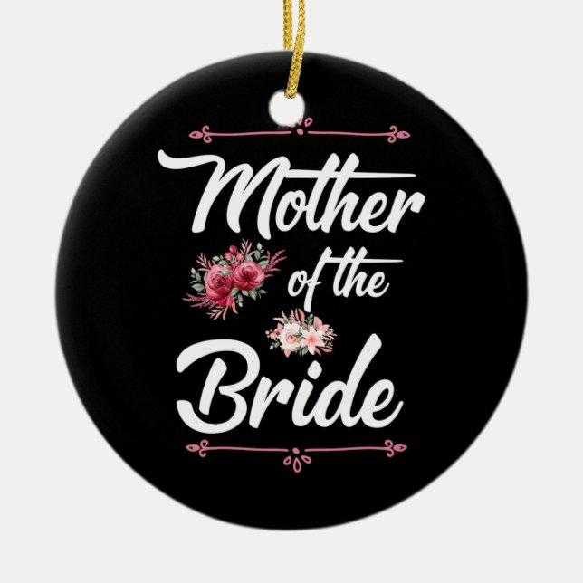 Mutter der Braut Keramik Ornament (Vorne)