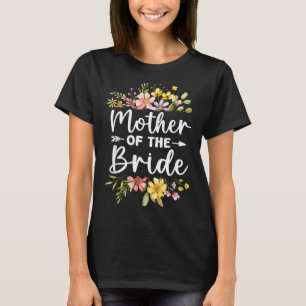 Mutter der Braut liebte zuerst Braut und Bräutigam T-Shirt