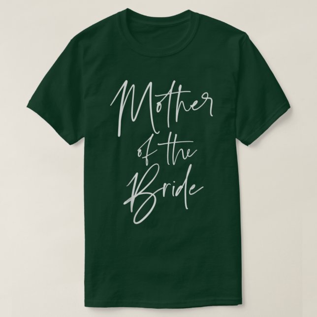 Mutter der Braut Matching Vorbereitung für die T-Shirt (Design vorne)
