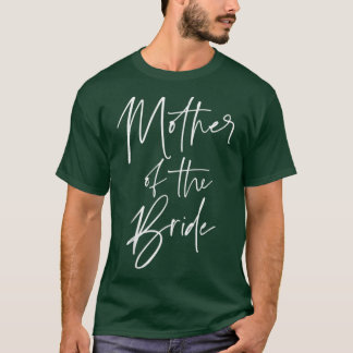 Mutter der Braut Matching Vorbereitung für die T-Shirt