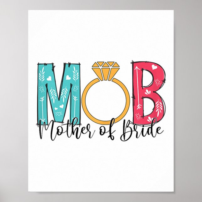 Mütter der Braut Mob Mog Bachelorette Pa Poster (Vorne)