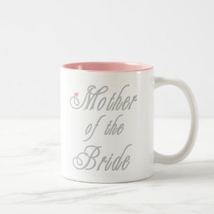 Mutter der Braut-noblen Grau Zweifarbige Tasse