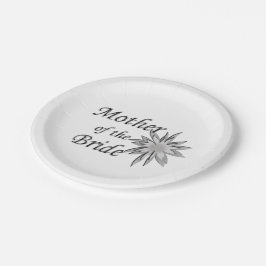 Mutter der Braut Pappteller