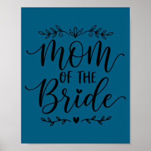 Mutter der Braut passende Familie Braut Mutter 202 Poster