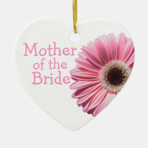 Mutter der Braut Pink Gerbera Daisy Keramikornament